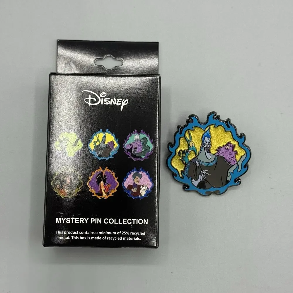 Disney Villains & Sidekicks Blind Pins New Open Box- HADES PAIN & PANIC